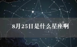 8月25号是什么星座？性格特征是什么